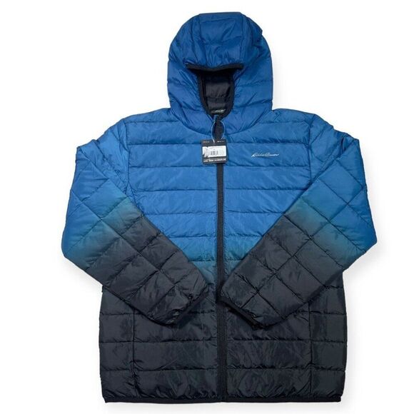 Eddie Bauer Boys CirrusLite Down Hooded Puffer Jacket Size XL NWT - Picture 1 of 4